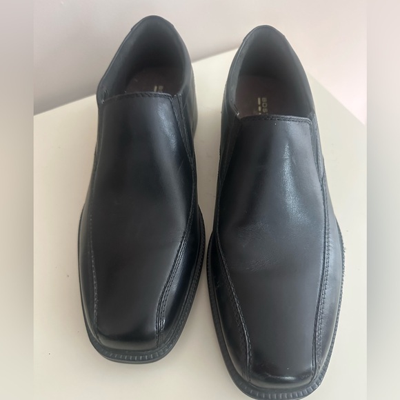 Bostonian Bolton Men's Black Leather Slip-On Shoes - Picture 7 of 9